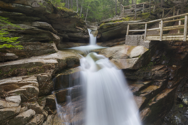 Sabbaday Falls - Waterville Valley New Hampshire by ScenicNH Photography