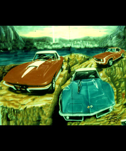  Classic Chevys Wall Mural
