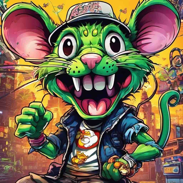 Ziggy the Rat  Print