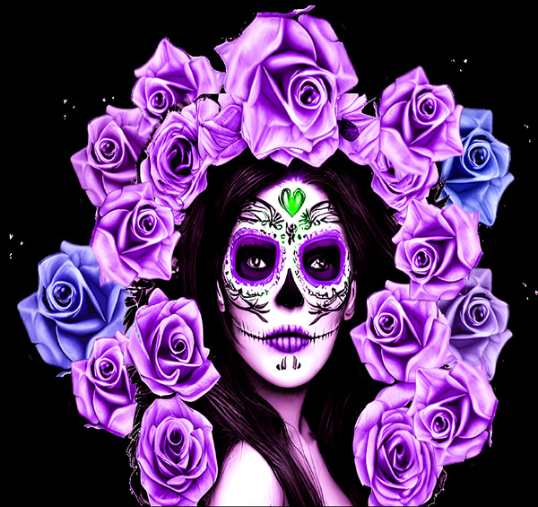 Sugar Skulls: Colorful Reminders of Love and Memory Print