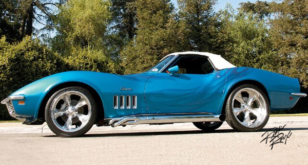 69 Vette Roadster Print