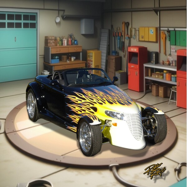Plymouth Prowler  by Rikki Rocx Designs