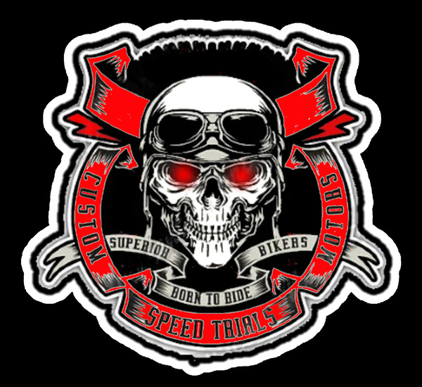 Biker Speed Trails Print