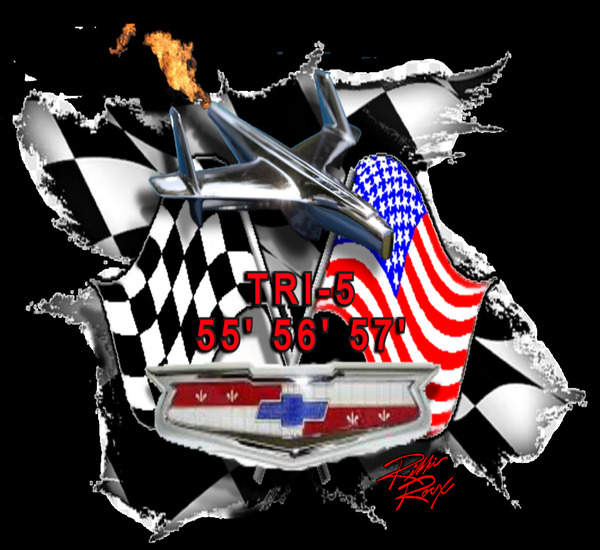 Vintage Tri-5  Print