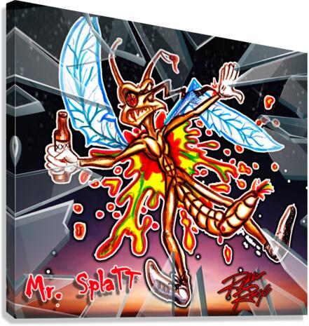 Mr Splatt Canvas Print
