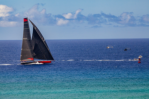 Maxi Yacht Comanche at TRANSPAC Finish Line