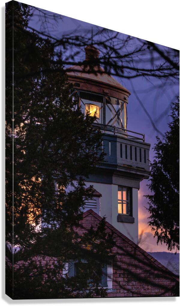 Lime Kiln Lighthouse San Juan Island Canvas Print
