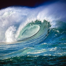 The awe-inspiring beauty of the Waimea shorebreak.
