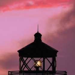 Washingtons coastal and island lighthouse Lime Kiln San Juan Island.