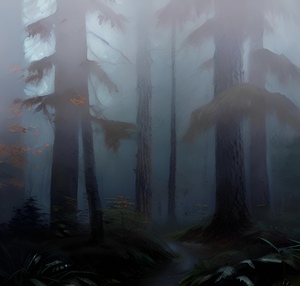 Misty Forest Panel 2