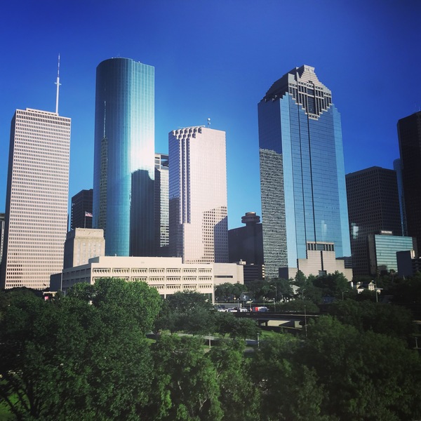 Downtown Houston Cityscape by Constantine Giovanni