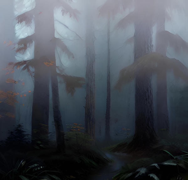 Misty Forest Panel 2 by Constantine Giovanni
