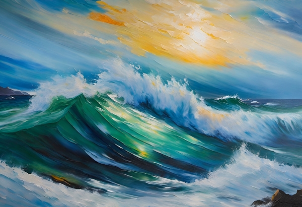 Shoreline Break by Constantine Giovanni