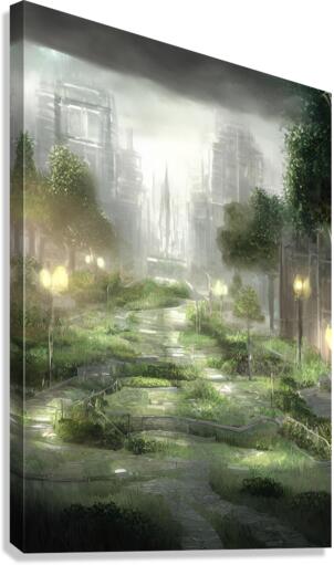 Green Respite Canvas Print