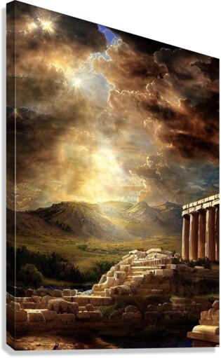 Ancient Temple Canvas Print