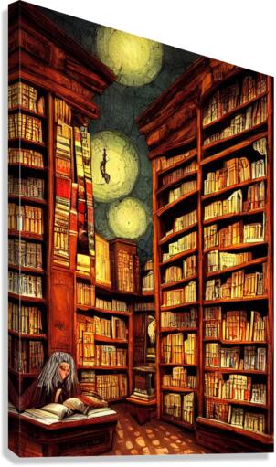 The Scribe Canvas Print
