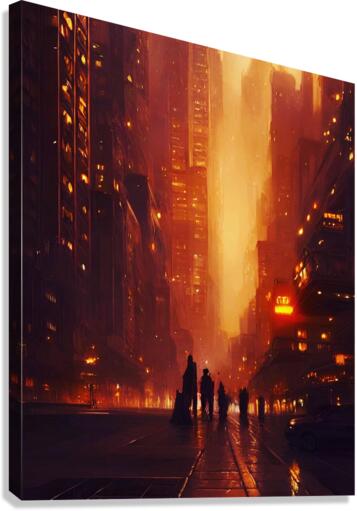 Downtown 2 Canvas Print
