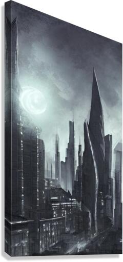 Finance District Canvas Print