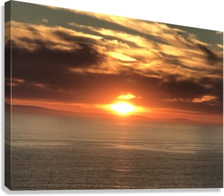 Oceanic Sunset Canvas Print