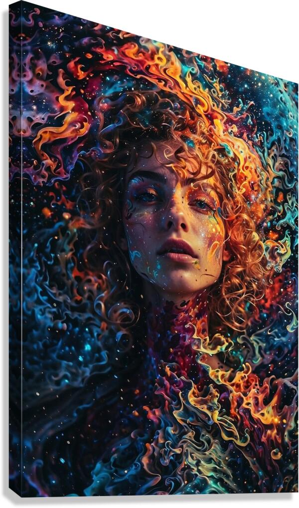 Default Limitless woman potential and nature and Canvas Print