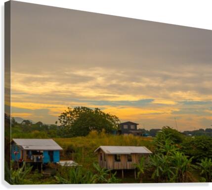 200 houses Canvas Print