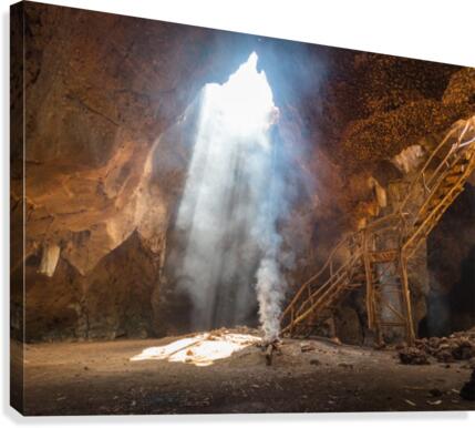 where theres fire Canvas Print