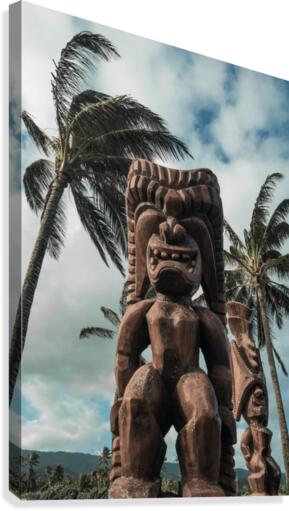 Tiki Canvas Print