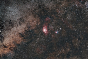 The Galactic Core and Lagoon Nebula 