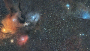 Rho Ophiuchi to the Blue Horsehead Nebula 