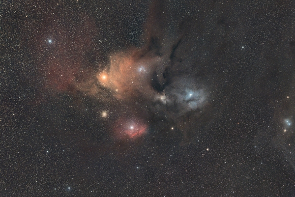 Rho Ophiuchi Cloud Complex  by George Hoffman