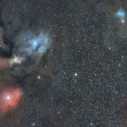 Rho Ophiuchi to the Blue Horsehead Nebula 
