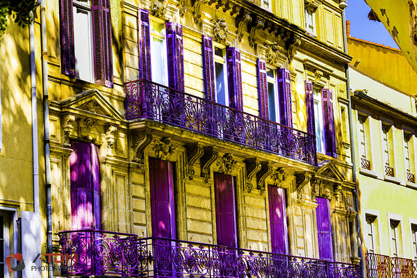 Balcons Violet Print