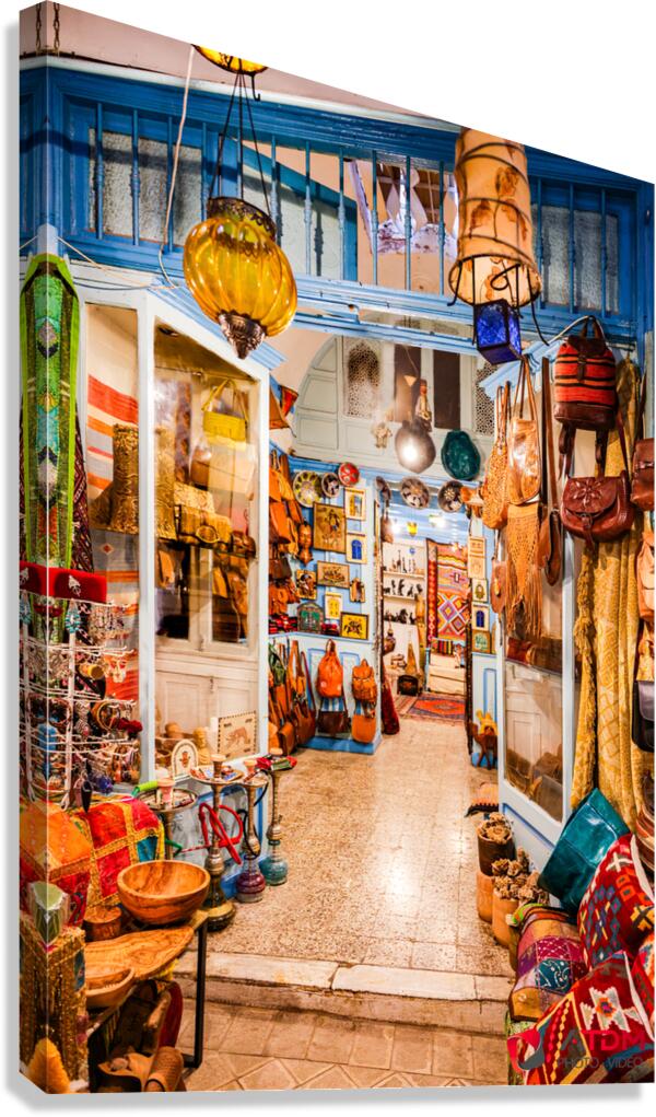 Souk Tunis Canvas Print
