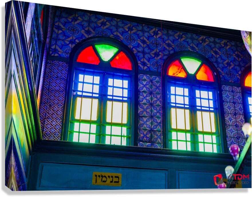 Vitraux Canvas Print