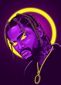 Dave East Neon Rapper