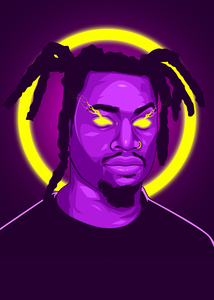 Denzel Curry Neon Rapper