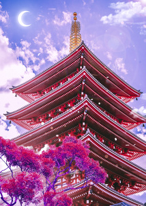 Moon Tower In Japan