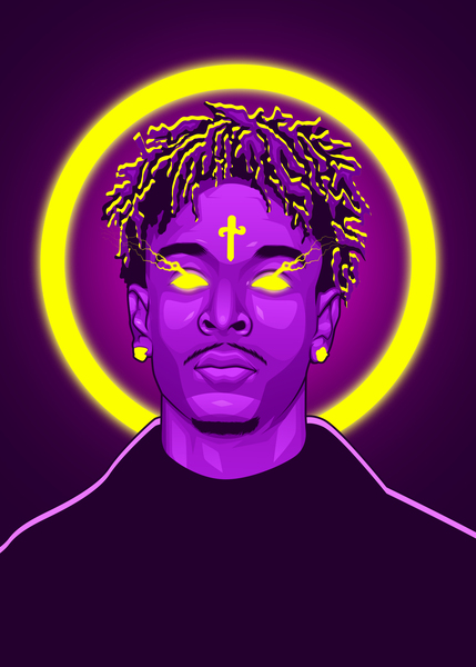 21 Savage Print