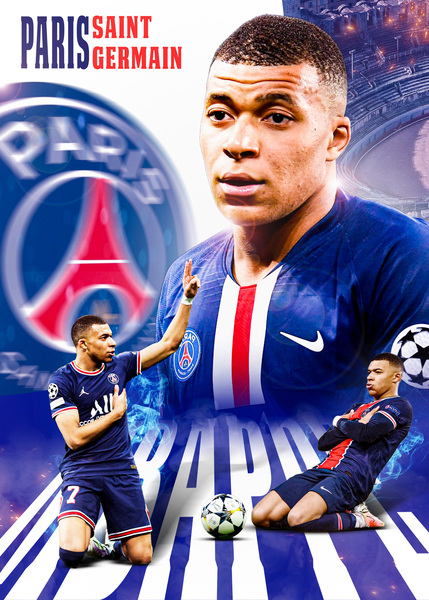 Kylian Mbappe by Colorize Studio