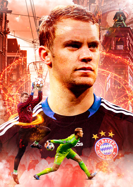 Manuel Neuer by Colorize Studio