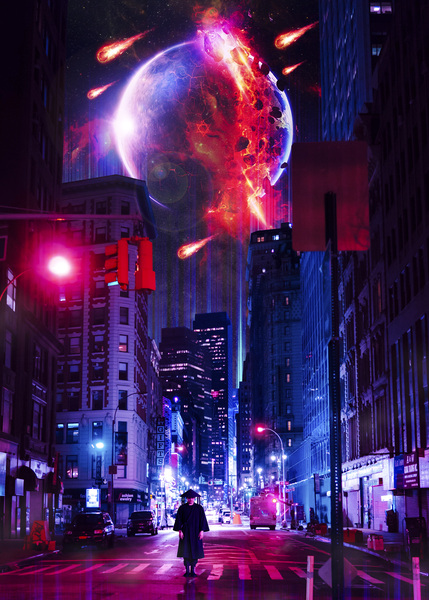 Ninja City Print