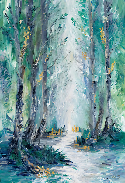 Path Through the Forest Print