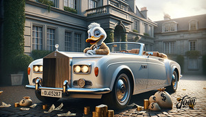 Rich Baby Duck by Joan Barrios