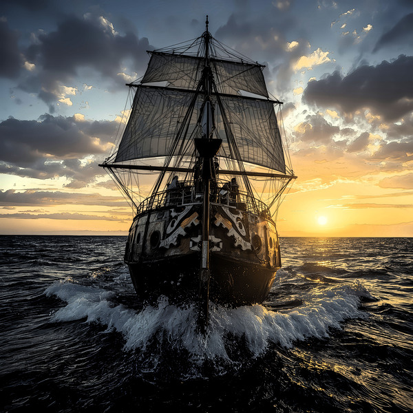 Late Arrival Ship Print
