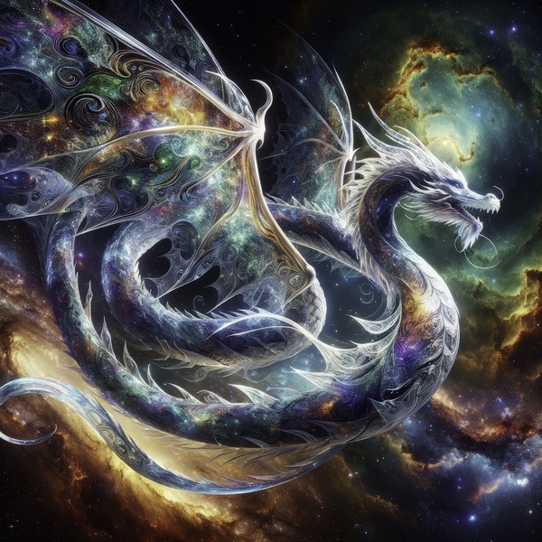 Nebula Dragon  Print