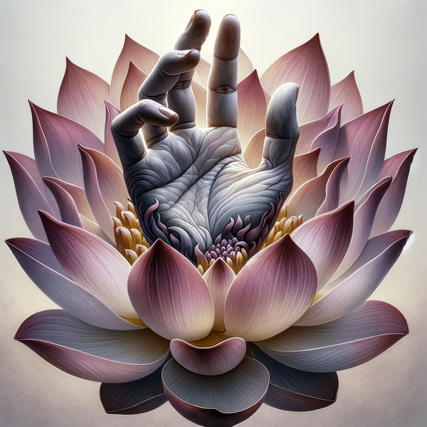 LotusHand Print