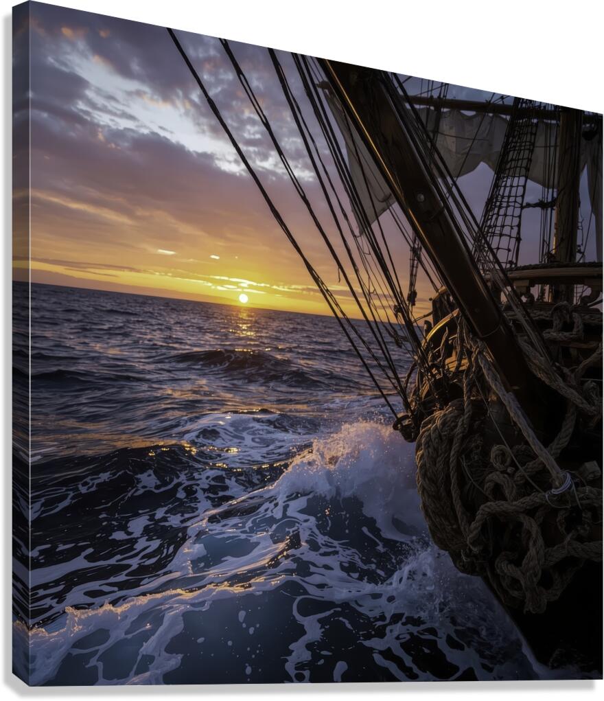 Ship 10 Canvas Print