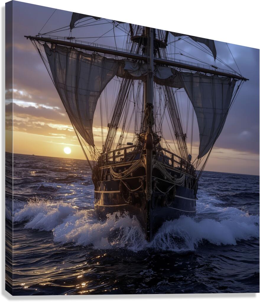 Ship 15 Canvas Print