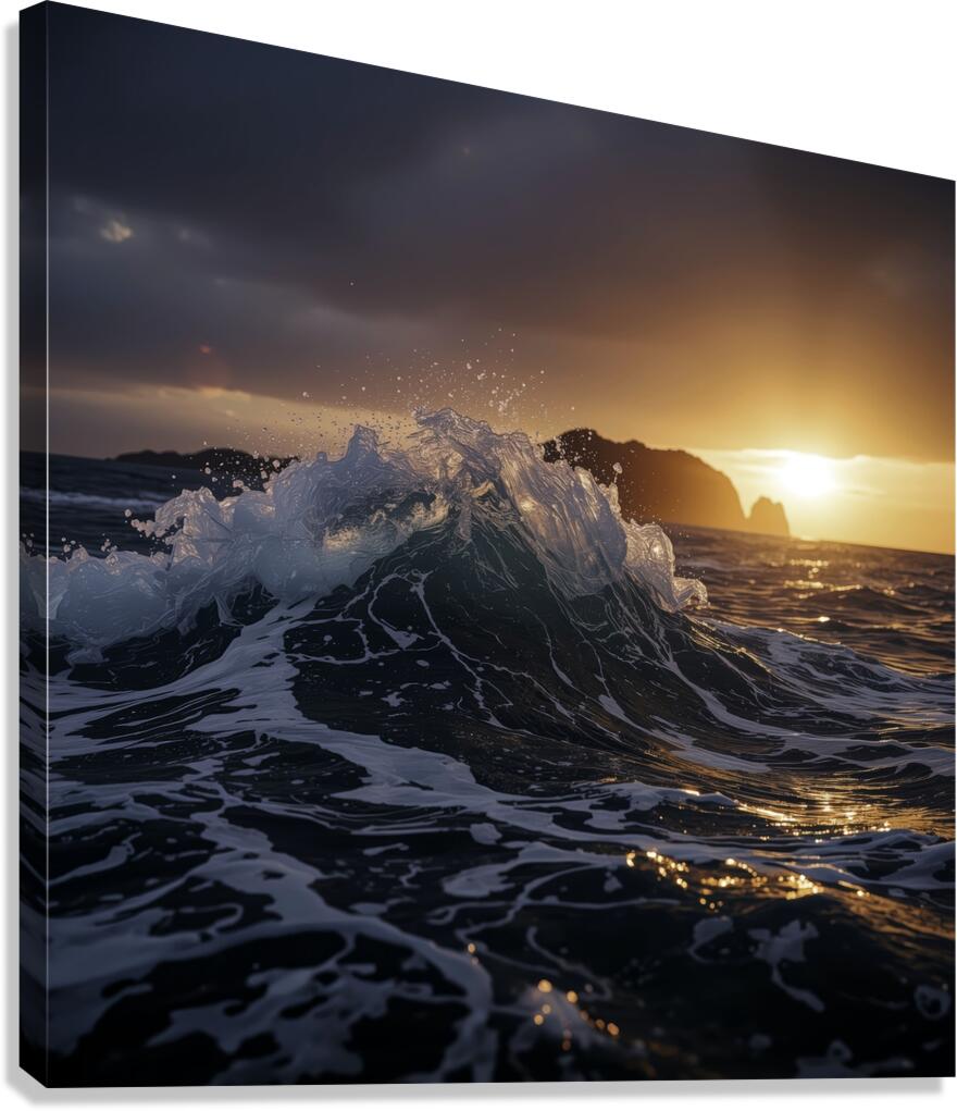 Waves 1 Canvas Print