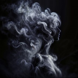  Smoking Girl Dark